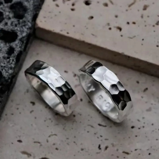 HammerEdge Silver Ring